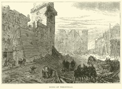Ruines de Thionville, décembre 1870 - English School