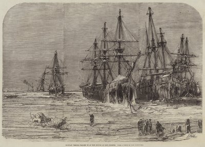 Navires russes gelés à l