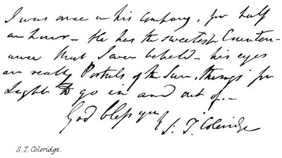 S. T. Coleridge - English School