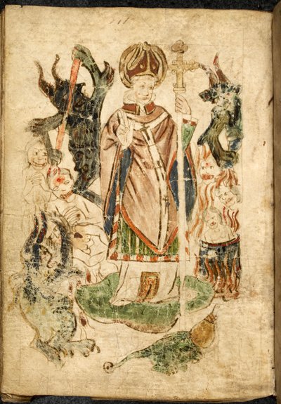 Saint Patrick, en costume d
