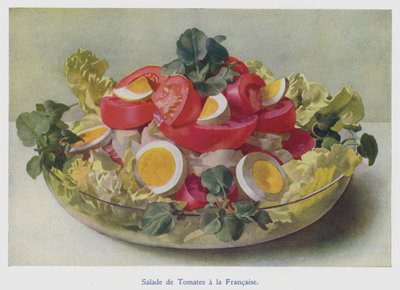 Salade de tomates à la française - English School