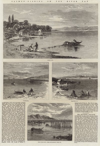 Pêche au saumon sur la rivière Tay - English School