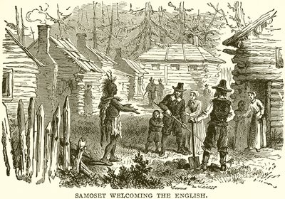 Samoset accueillant les Anglais - English School
