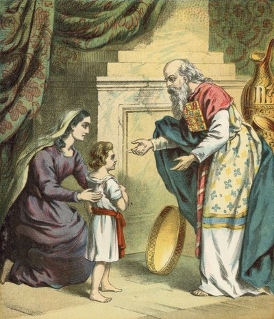 Samuel dans le temple - English School