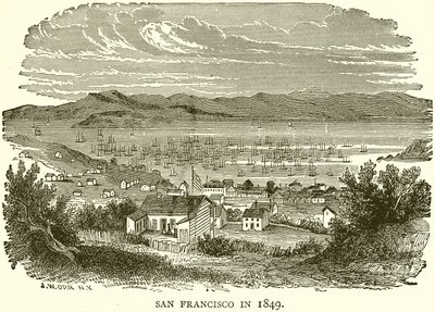 San Francisco en 1849 - English School