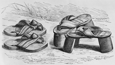 Sandales et patins du Soudan occidental, peut-être Mandingue, de 