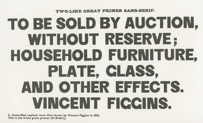 Affiche sans serif - English School