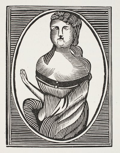 Sarah Millwood, illustration de Chap-books du XVIIIe siècle par John Ashton, pub. 1882 - English School