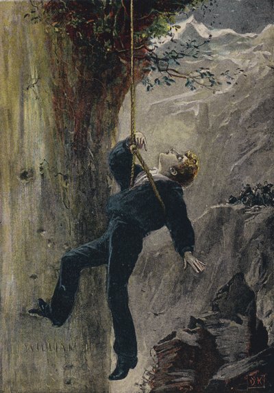 Sauvé. Illustration de The Natural Bridge, or One Niche the Highest, par Elihu Burritt - English School