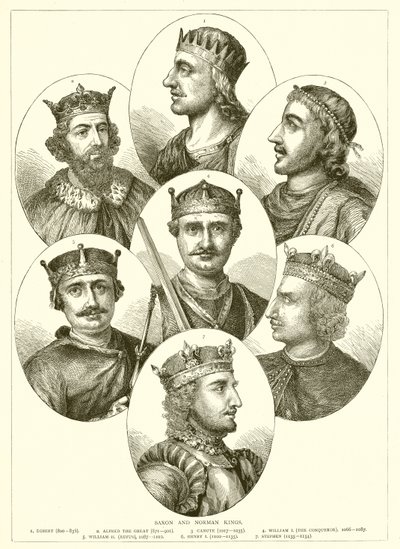 Rois Saxons et Normands - English School