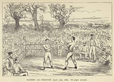 Sayers et Heenan, 17 avril 1860 - English School