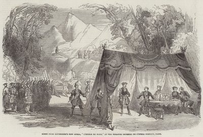 Scène de la nouvelle opéra de Meyerbeer, "L