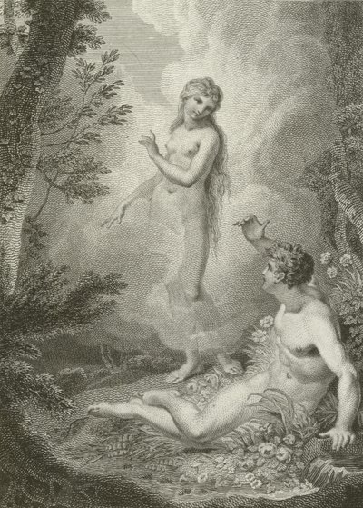 Scène de Paradis perdu, de John Milton - English School