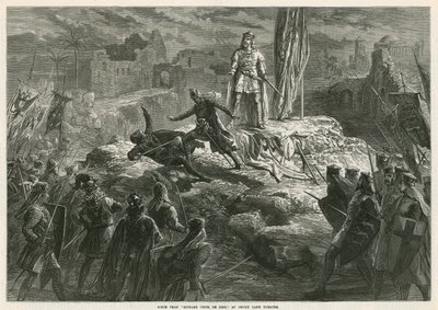 Scène de Richard Cœur de Lion au Drury Lane Theatre - English School