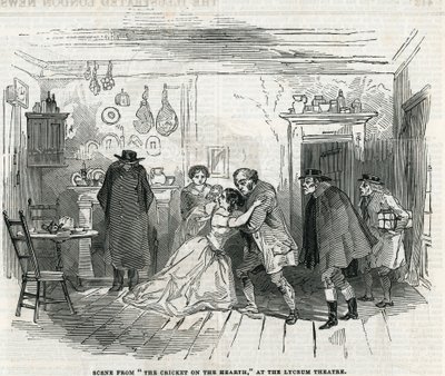 Scène de Le Grillon du Foyer au Théâtre Lyceum - English School