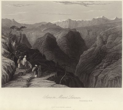 Scène sur le mont Liban - English School