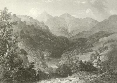 Scène sur le Tummel, près de Benurackie - English School
