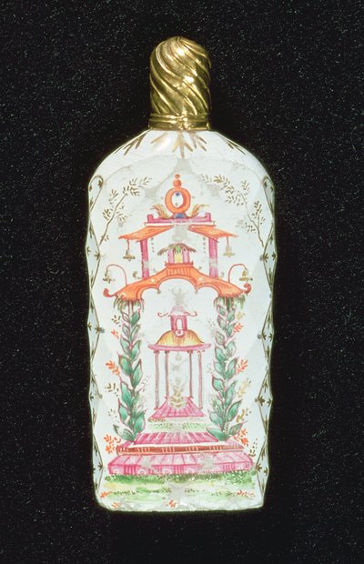 Flacon à parfum décoré d