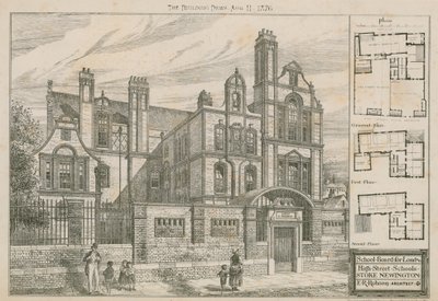 Conseil scolaire de Londres, écoles de High Street, Stoke Newington, Londres - English School