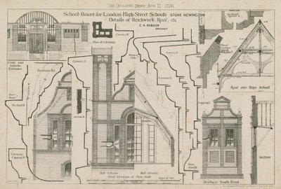 School Board for London, High Street Schools, Stoke Newington, Londres - English School