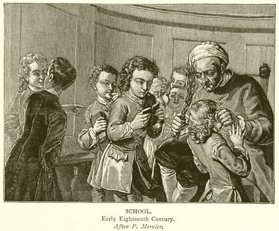 École. Début du XVIIIe siècle - English School