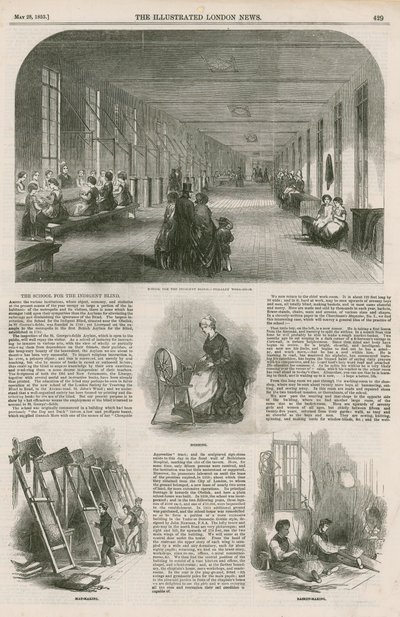 École pour les aveugles indigents - English School