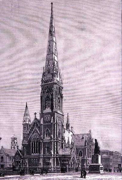 Église écossaise, rue Collins, Melbourne, Australie, de 
