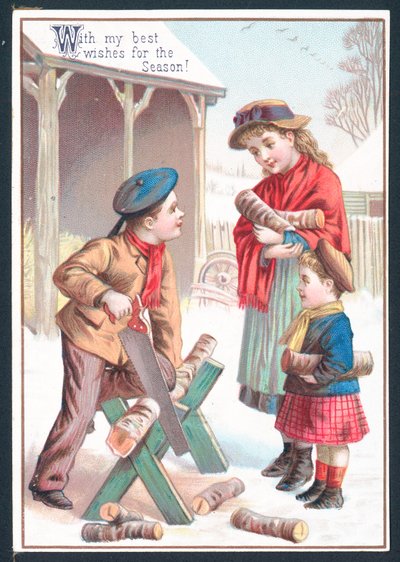 Carte de vœux de saison - English School