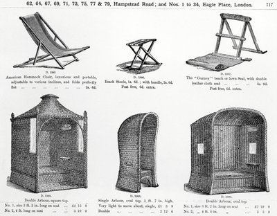 Sièges et tonnelles du catalogue Oetzmann & Co. - English School