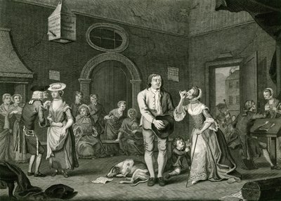 Sélection des serviteurs (gravure) - English School