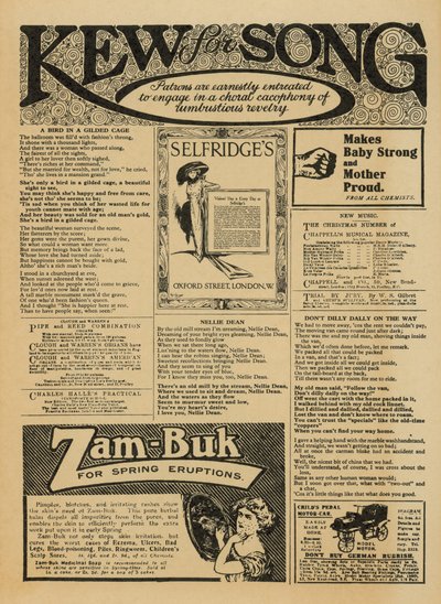 Publicité Selfridges - English School