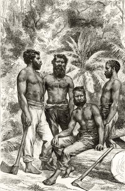 Aborigènes victoriens semi-civilisés, de 