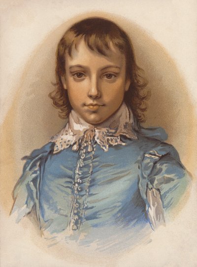 Version sentimentalisée du Garçon en bleu de Gainsborough - English School