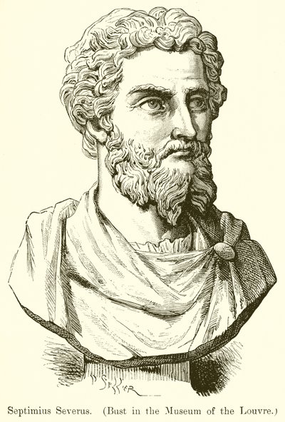 Septime Sévère. (Buste au musée du Louvre) - English School