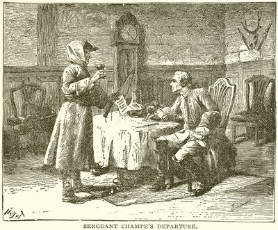 Départ du sergent Champes - English School