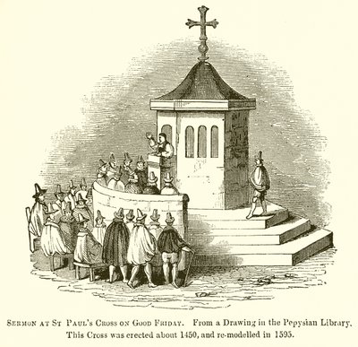 Sermon à la croix de St Paul le Vendredi Saint - English School
