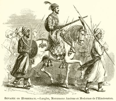 Sevajee à cheval.--Langles, Monumens Anciens et Modernes de l