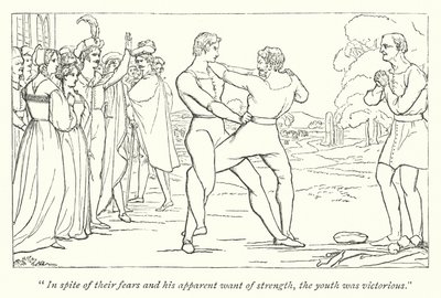 Comme il vous plaira de Shakespeare; La lutte entre Orlando et Charles - English School