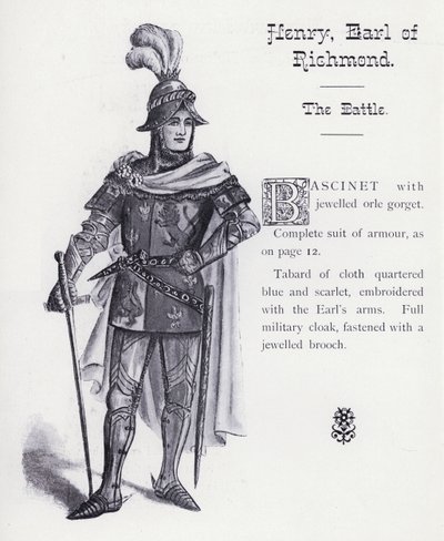 Henry, comte de Richmond, la bataille - English School
