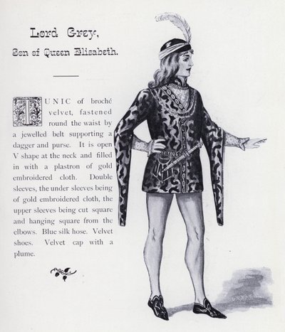 Lord Grey, fils de la reine Elizabeth - English School