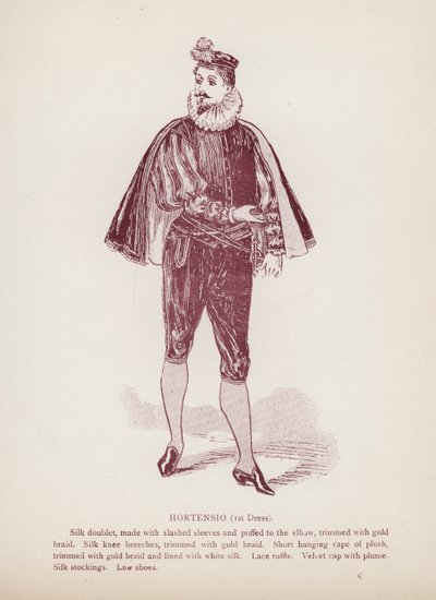 La Mégère apprivoisée de Shakespeare : Hortensio - English School