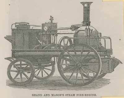 Camion de pompiers de Shand et Mason - English School