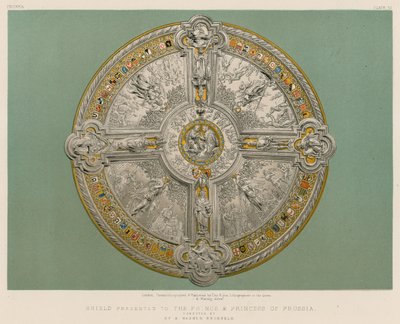 Bouclier offert au prince et à la princesse de Prusse exécuté par Sy et Wagner, Bruxelles - English School