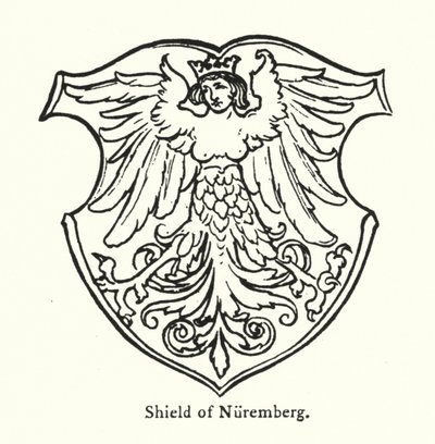 Bouclier de Nuremberg (gravure) - English School