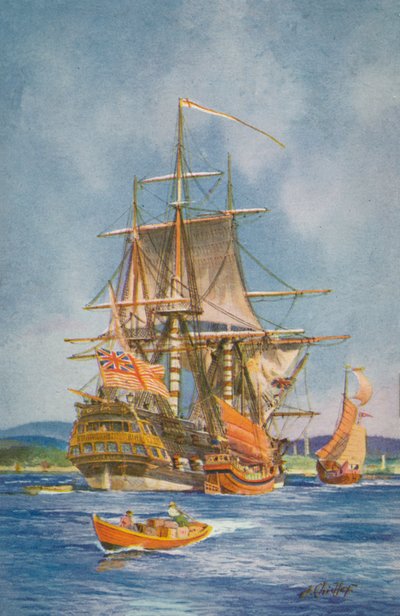 Navire appartenant à la Compagnie des Indes orientales - English School