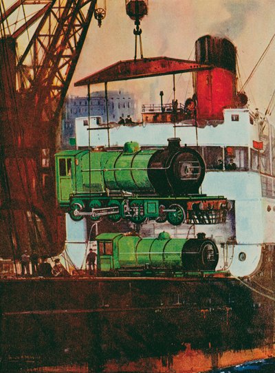 Transport de locomotives - English School