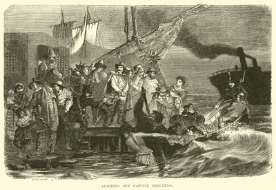 Expédition de brigands captifs - English School