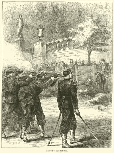 Exécution des communards, 1871 - English School