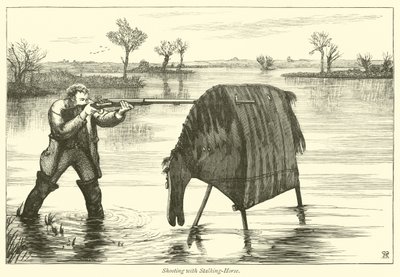 Chasse avec un cheval de traque - English School