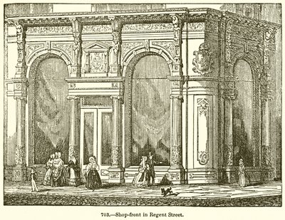 Façade de magasin à Regent Street - English School